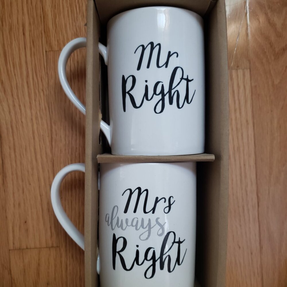 Mr and mrs mugs